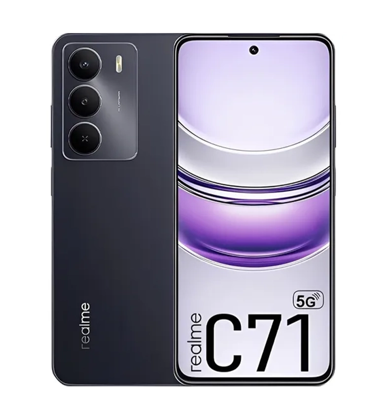 CELULAR REALME C71 RMX3943 DUAL 256GB/8GB 5G BLACK ANATEL