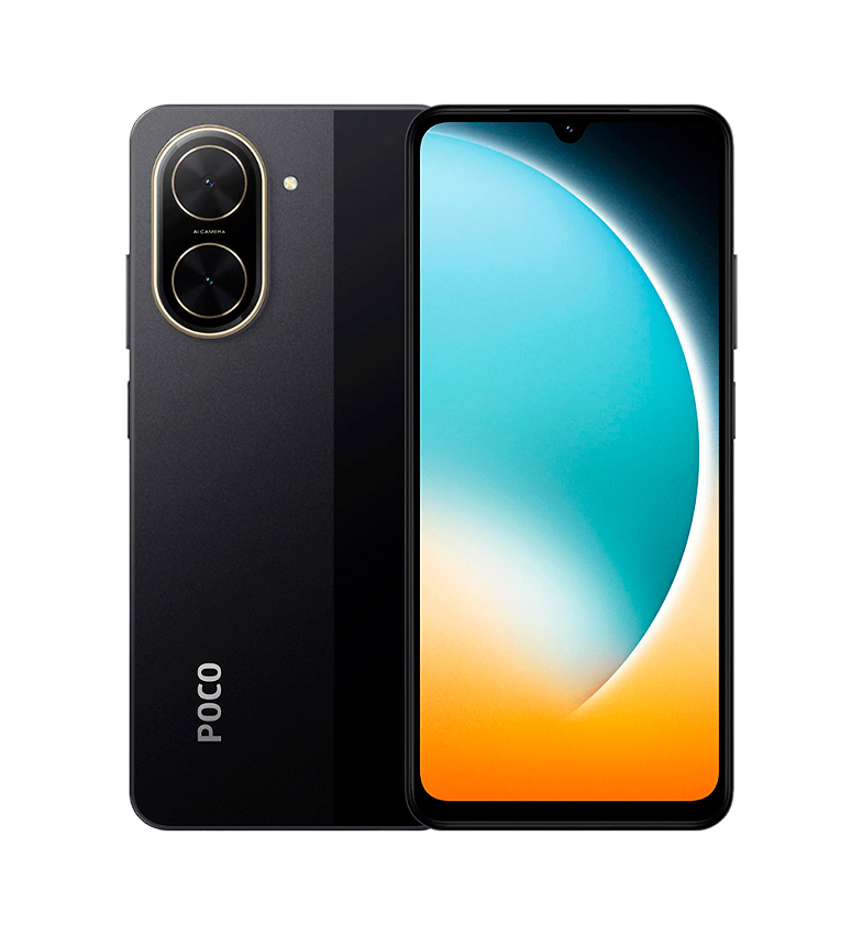 CELULAR XIAOMI POCO C71 DUAL 128GB/4GB RAM BLACK