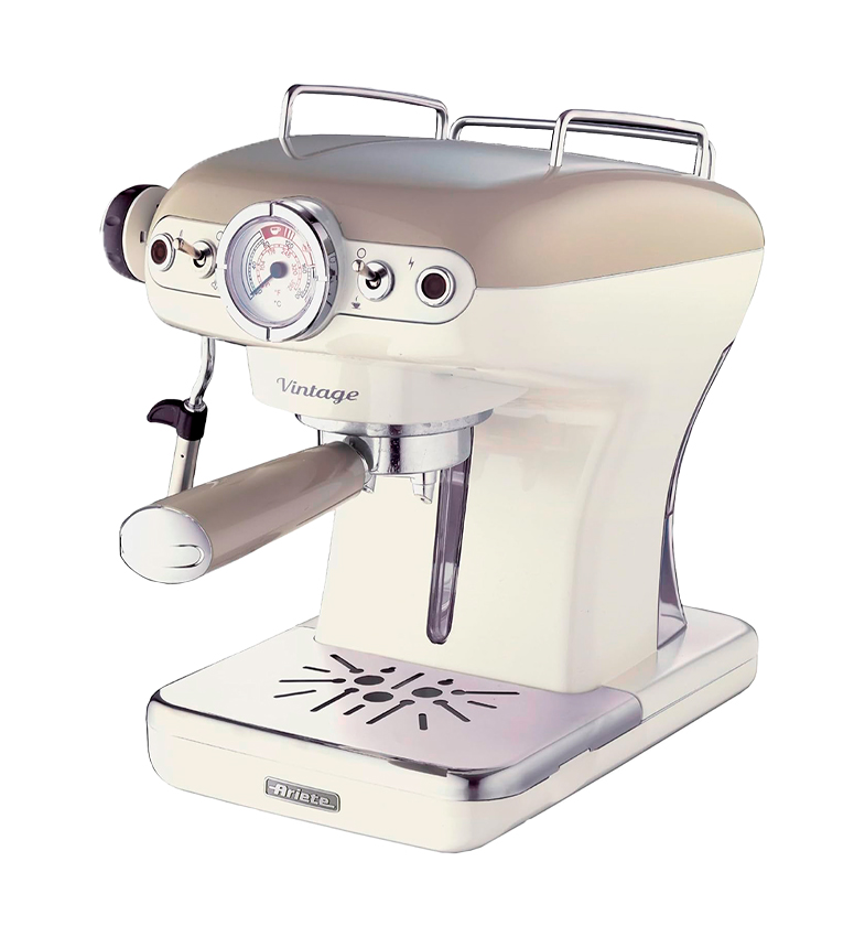 CAFETERA ESPRESSO ARIETE CREMA/BEIGE