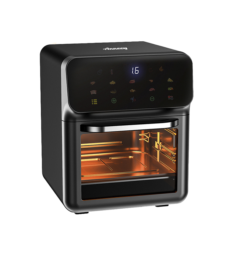 AIR FRYER ANNECY 10 LITROS, DOBLE BANDEJA VISOR Y TAPA FRONTAL CON PANTALLA TACTIL REF.: FD-1015B