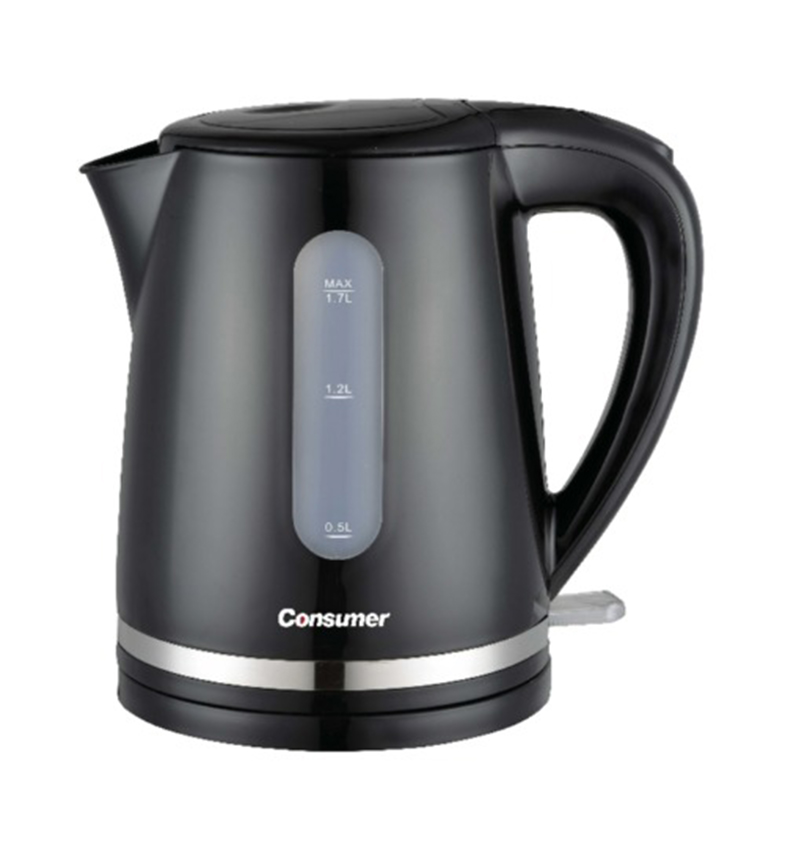 HERVIDORA DE AGUA CONSUMER BLACK 1,7L.