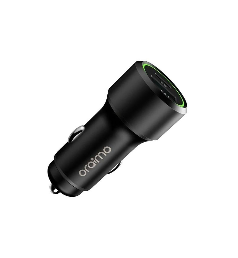 CARGADOR P/ AUTO CAR CHARGER ORAIMO OCC-91D BLACK LAT MOD: OCC-91D