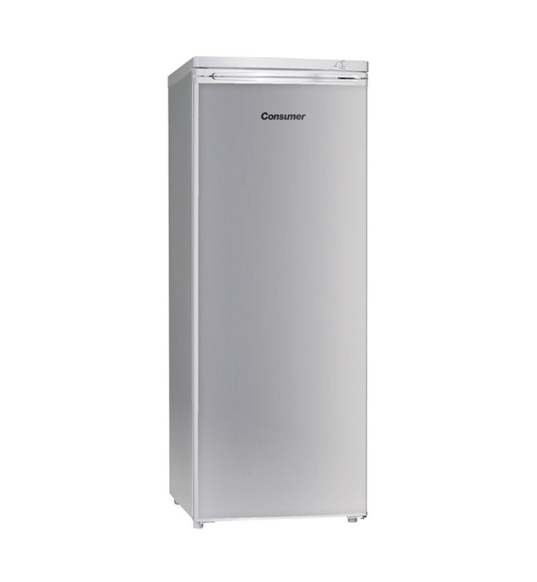 CONGELADOR VERTICAL DE 250LTS-GRIS CONSUMER