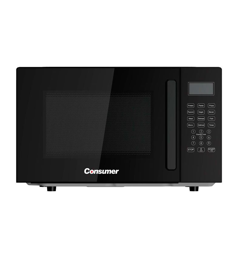 MICROONDAS CONSUMER DE 25LTS NEGRO