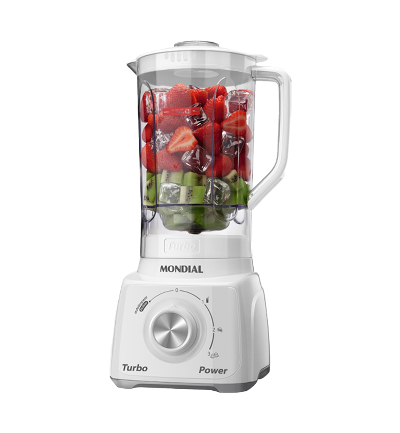 LICUADORA TURBO POWER - WHITE 3 VELOCIDADES - 2,2L