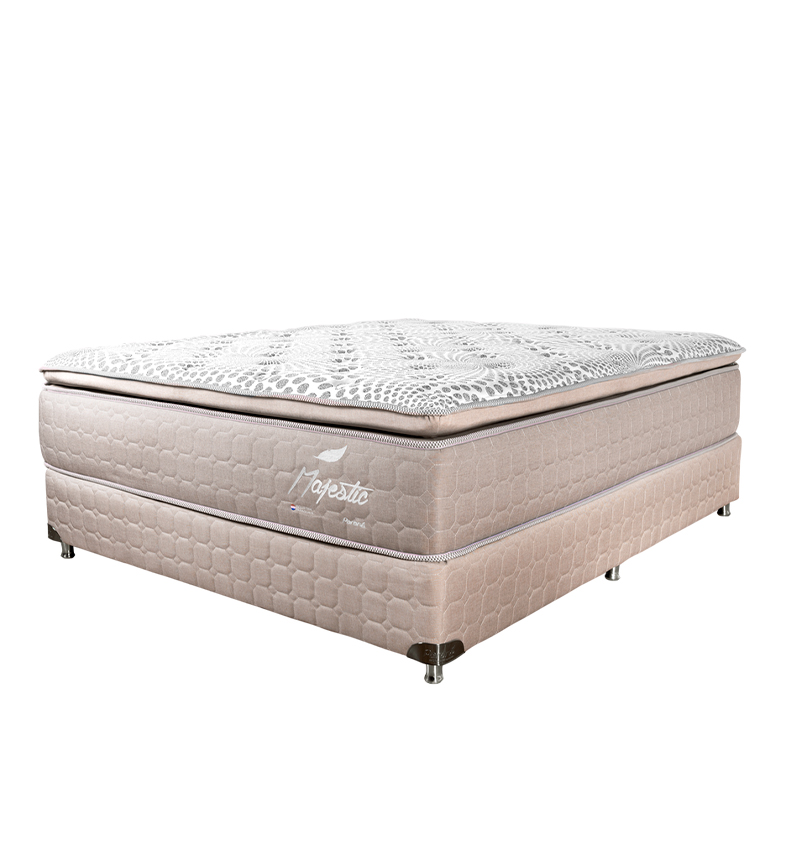 SOMMIER PARANA MAJESTIC 140X190 B+C BEIGE