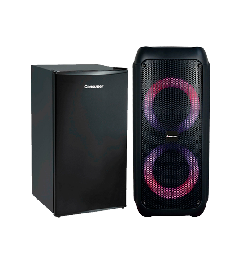 MINIBAR 110L NEGRO +SPK BT6 CONSUMER.