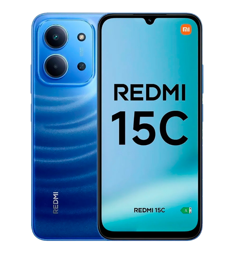 CELULAR XIAOMI REDMI 15C LTE DUAL 128GB/4GB RAM MOONLIGHT BLUE