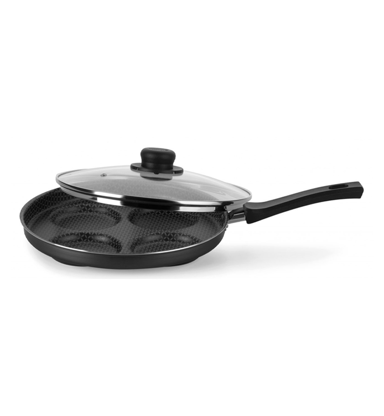 SARTEN 4 HUEVOS C/ TAPA
LINEA: VERSATIL