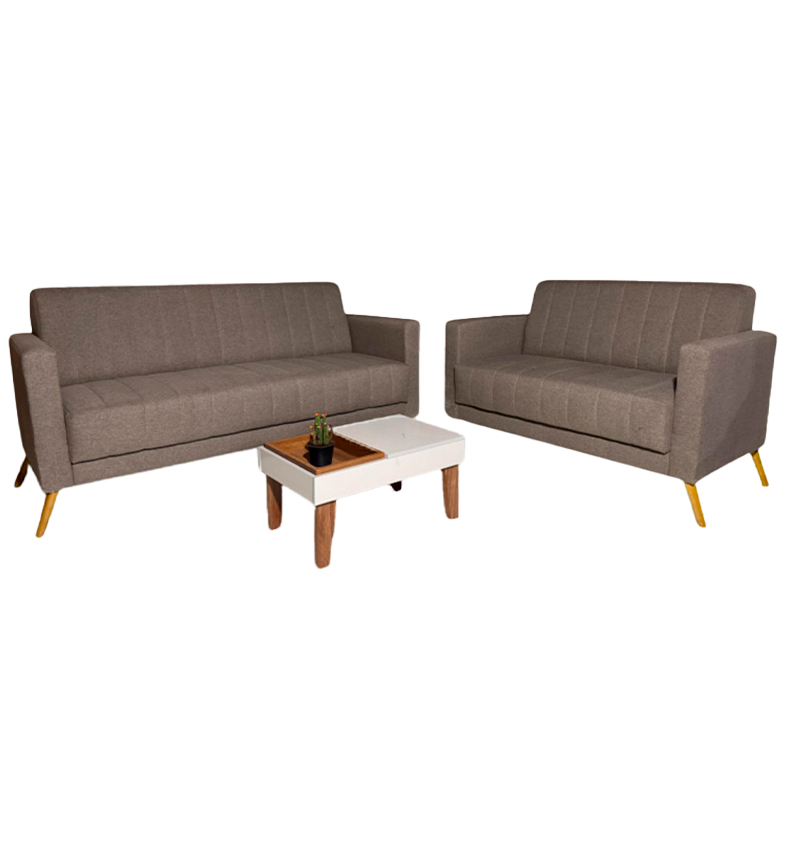 JUEGO DE LIVING HERNANDARIAS BEIGE