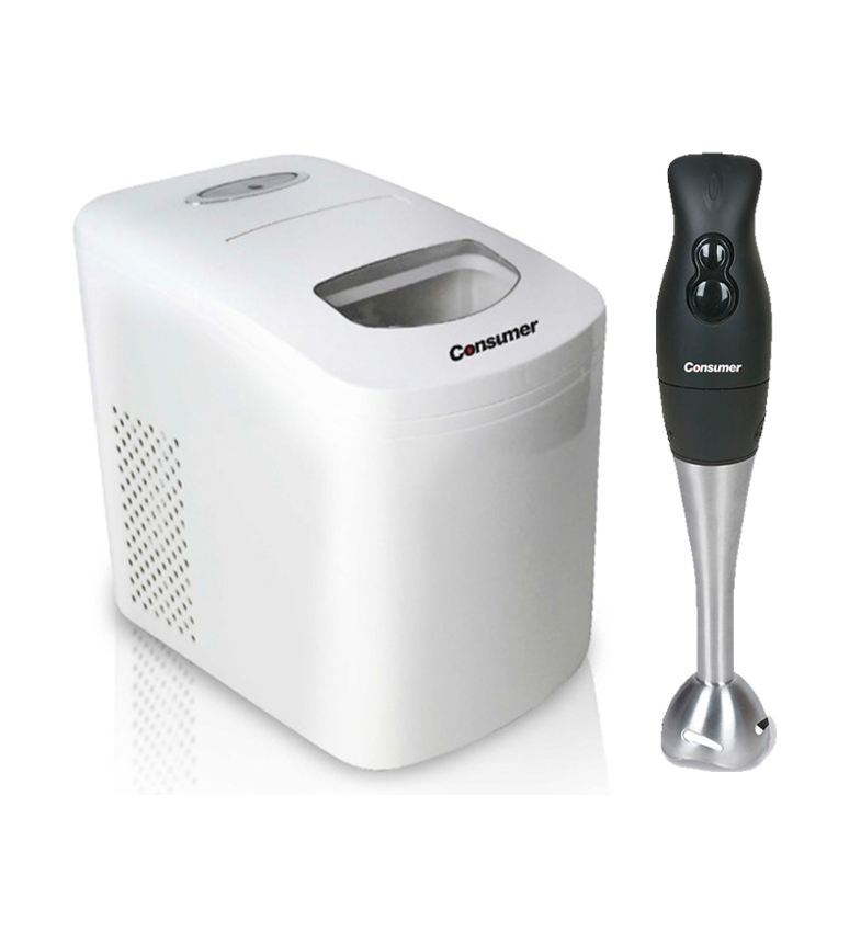 FABRICADORA DE HIELO 10K+MIXER CONSUMER