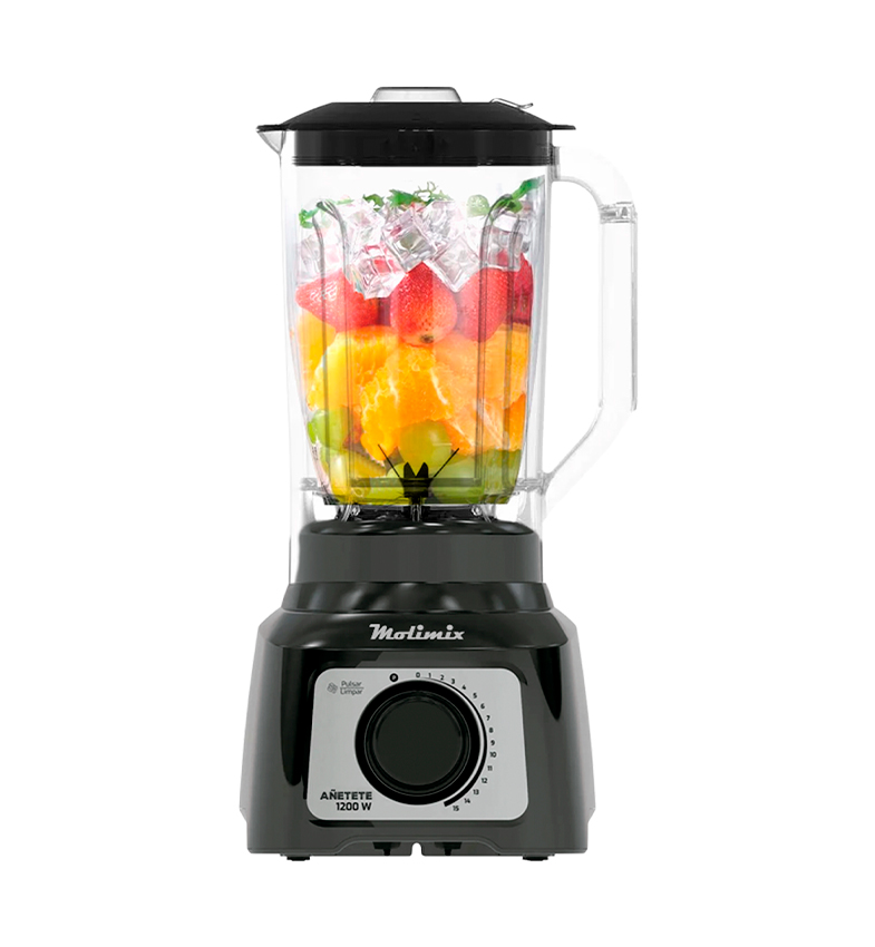 LICUADORA ANETETE JARRA CRISTAL DE 3.2 LITROS 15 VELOCIDADES - 1200W.