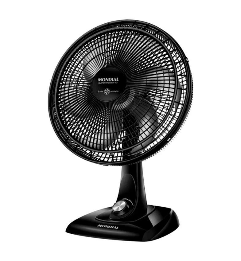VENTILADOR MESA 40CM - BLACK SUPER POWER 40