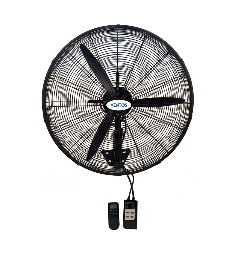 VENTILADOR INDUSTRIAL DE PARED CON CONTROL 26 PULGADAS 143W VENTOS