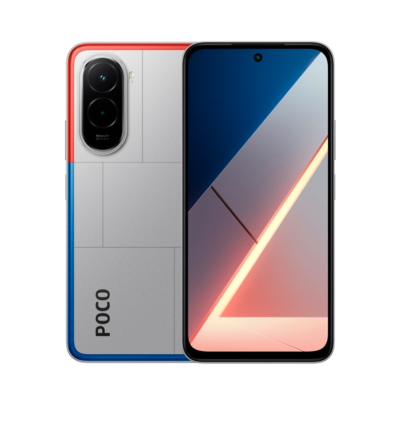 CELULAR XIAOMI POCO M7 DUAL 256GB/8GB RAM 4G SILVER