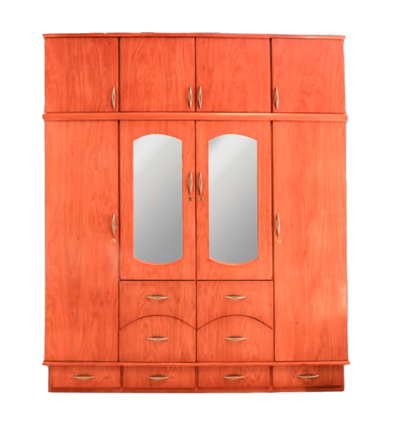 PLACARD DE 4 CUERPOS EE (ESPEJO-EXTERNO) COLOR: CEDRO NATURAL