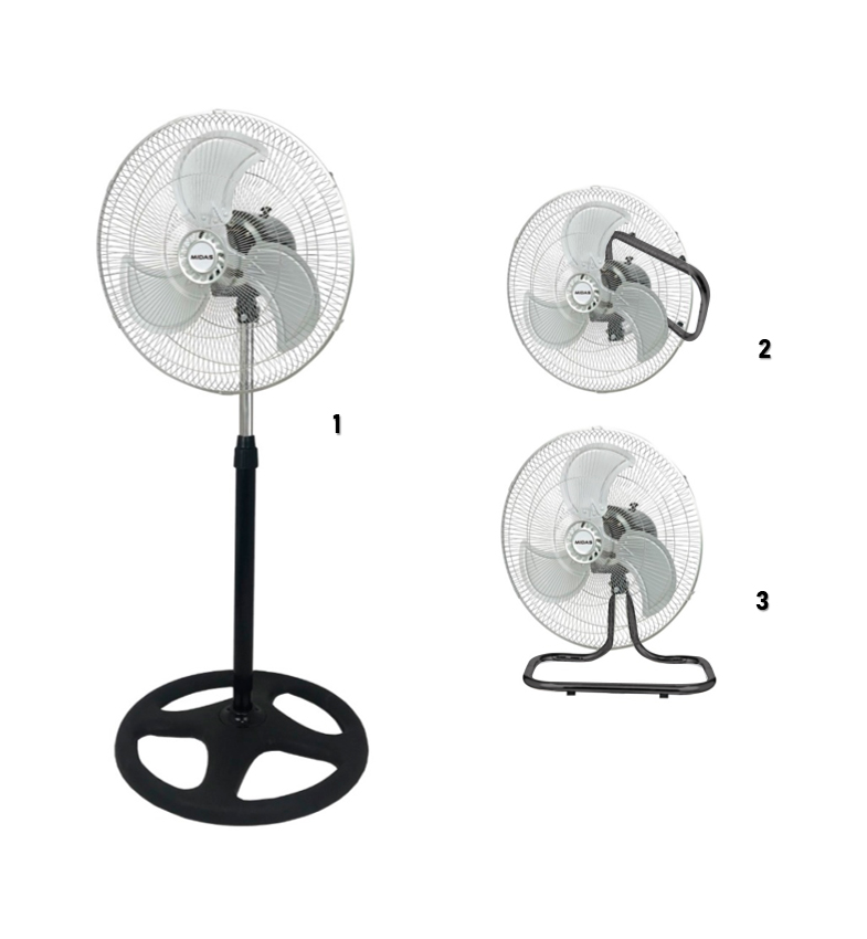 VENTILADOR MIDAS 18 3 EN 1- MD-VE1805