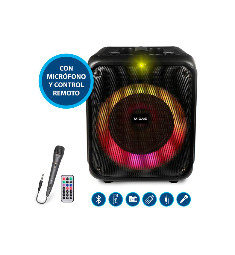 PARLANTE MIDAS MD-BOOMBLOCK BT 8