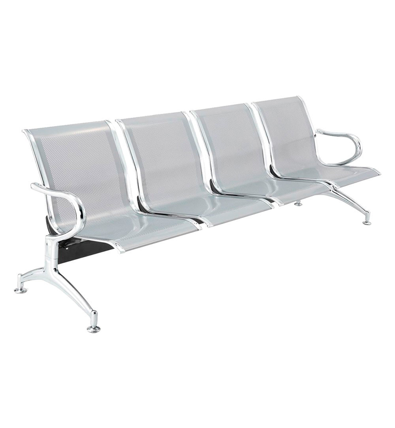 SILLAS SJ820-SL- 4 PLAZAS (GRIS) CONSUMER