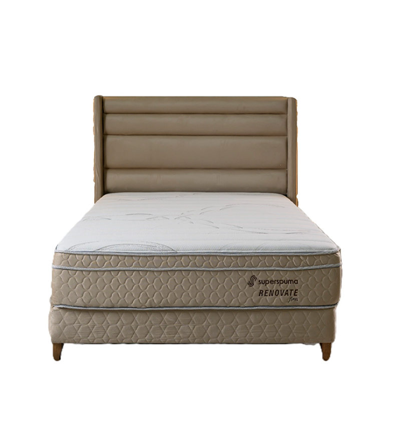 JUEGO DE SOMMIER RENOVATE 140X190 BEIGE