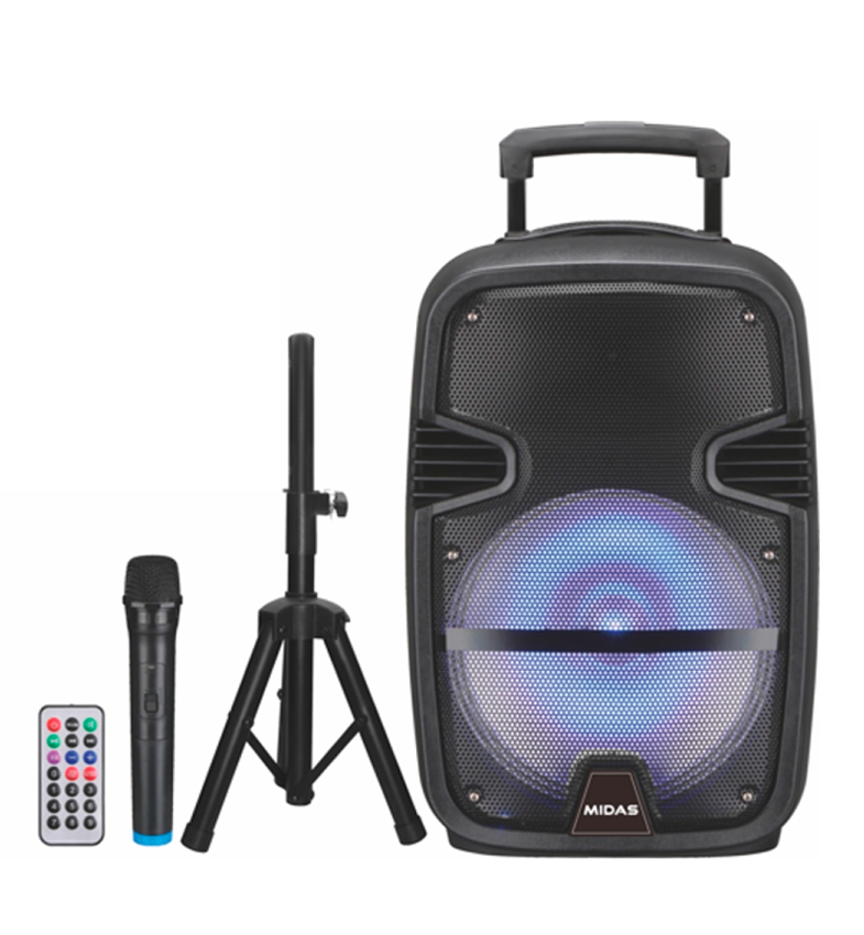 PARLANTE KARAOKE MIDAS BLU MD-PS1523