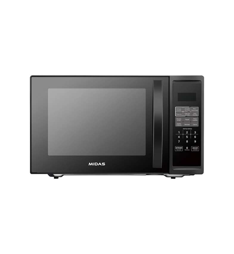 MICROONDAS MIDAS 36LTS MD-MOG36LM CON GRILL 1000W NEGRO