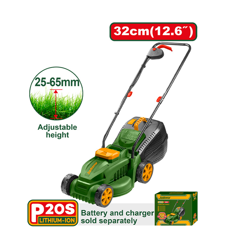 CORTA CESPED INALAMBRICO 20V. SIN BAT. JADEVER CAJA