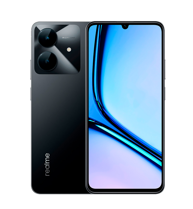 CELULAR REALME NOTE 60X RMX3938 128GB/4GB DUAL SIM MARBLE BLACK ANATEL