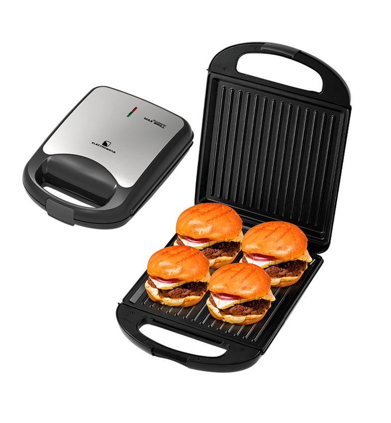 GRILL Y SANDWICHERA - 4 PANES MAX GRILL