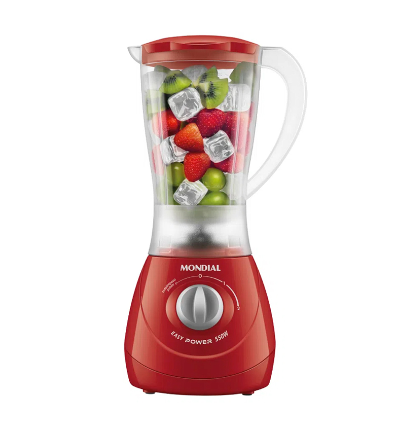 LICUADORA EASY POWER RED JARRA PP INQUEBRAVEL 2 VELOCIDADES - 550W