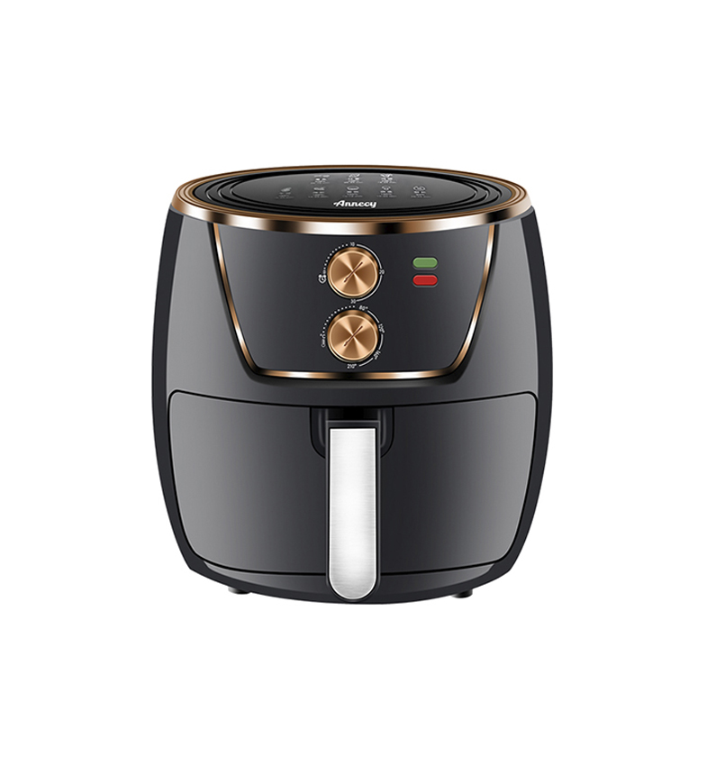 AIR FRYER ANNECY 5 LITROS, CON PERILLA MECANICA, TIMER 80°/200° REF. AN-007
