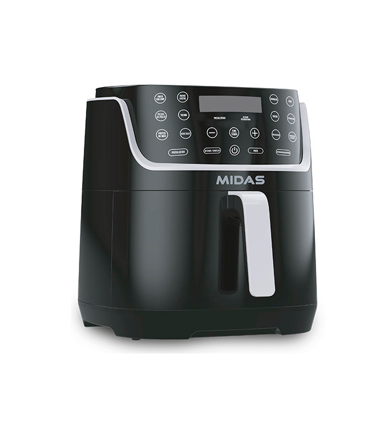 FREIDORA MIDAS AIR FRYER DIGITAL 8LTS. KARUFRY PRO 1700W NEGRO