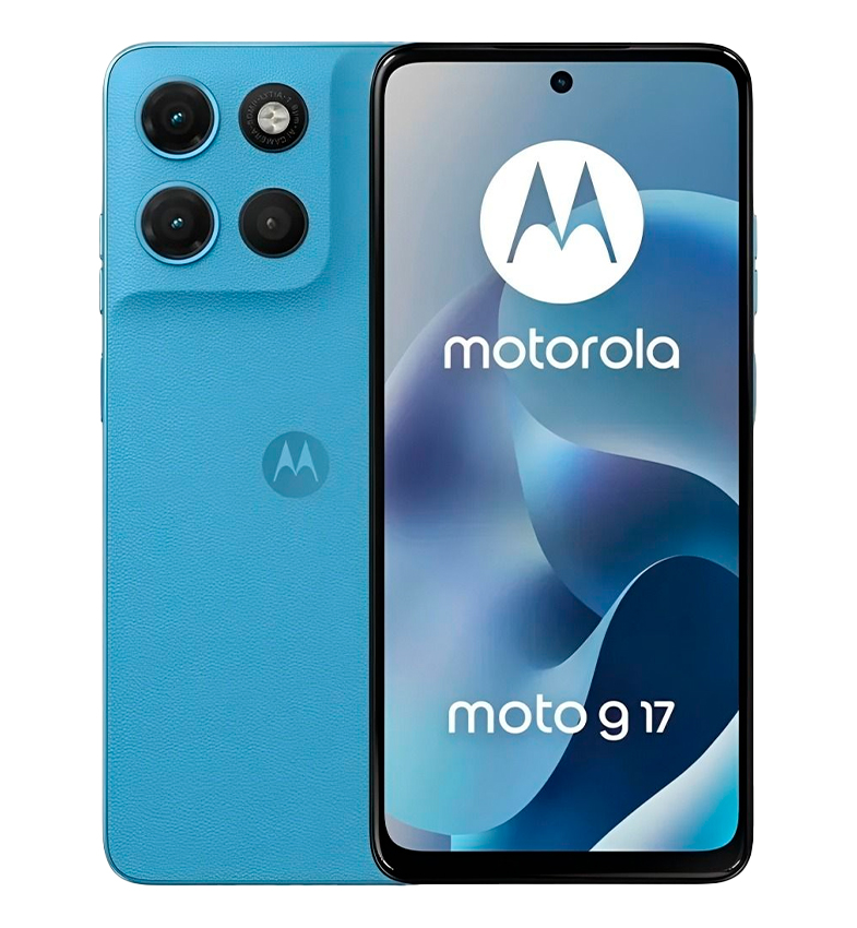CELULAR MOTOROLA G17 XT2623-1 DUAL 256GB/4GB RAM PANTONE ALASKAN (AZUL CLARO)