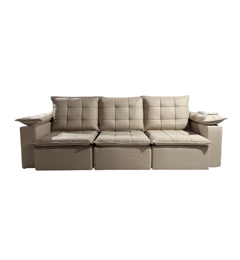 SOFÁ RETRÁCTIL BOQUERON 3L BEIGE