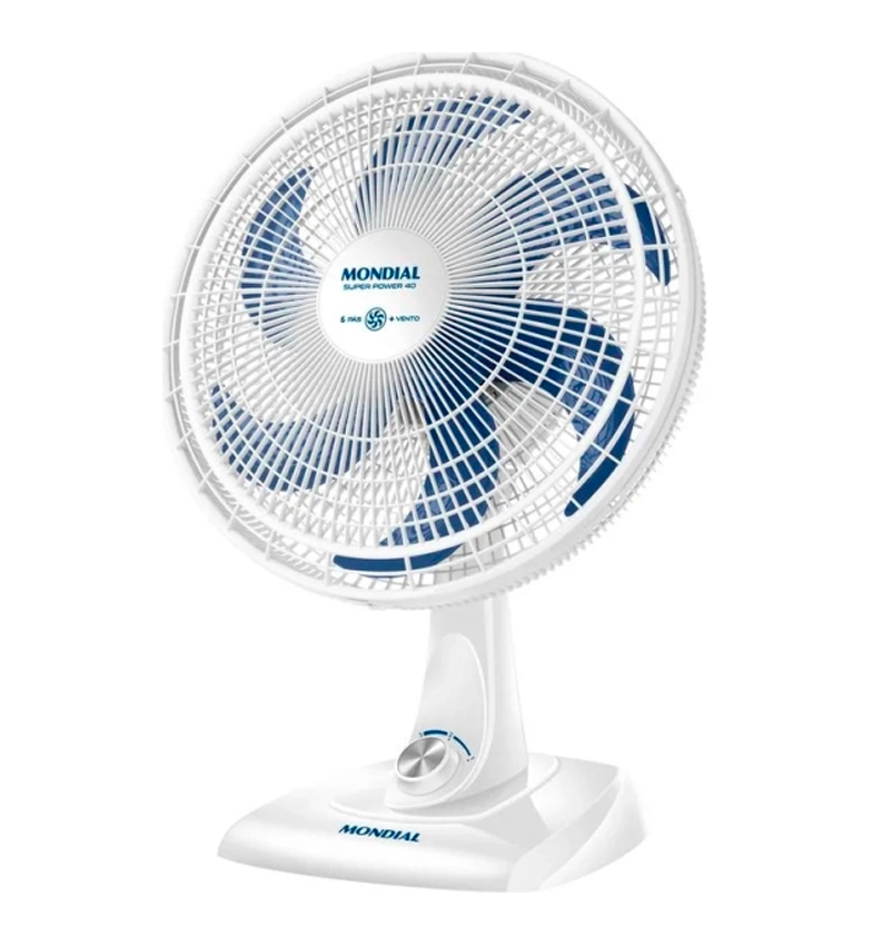 VENTILADOR MESA 40CM - WHITE SUPER POWER 40