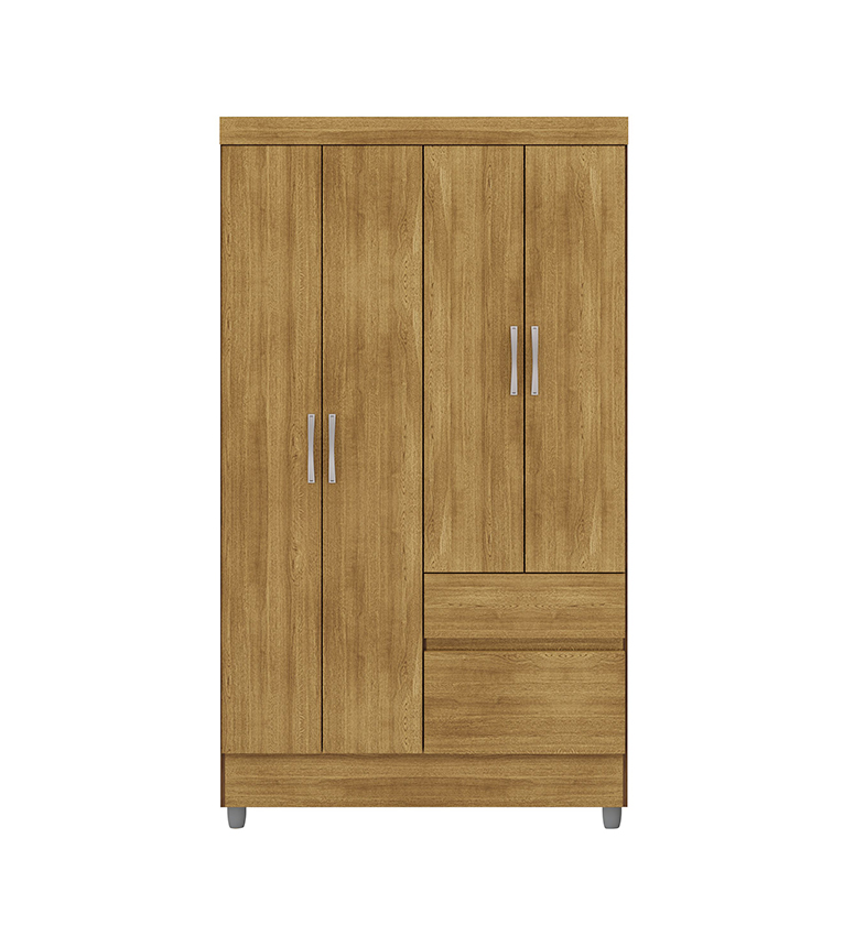 ROPERO MOVELMAX ENZO 4PTAS C/2CAJONES NATURE