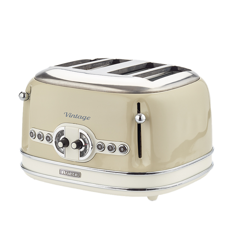 TOSTADORA ARIETE CREMA/BEIGE DOBLE