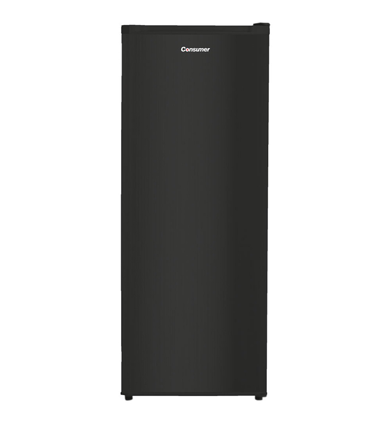 CONGELADOR VERTICAL DE 250LTS-NEGRO CONSUMER