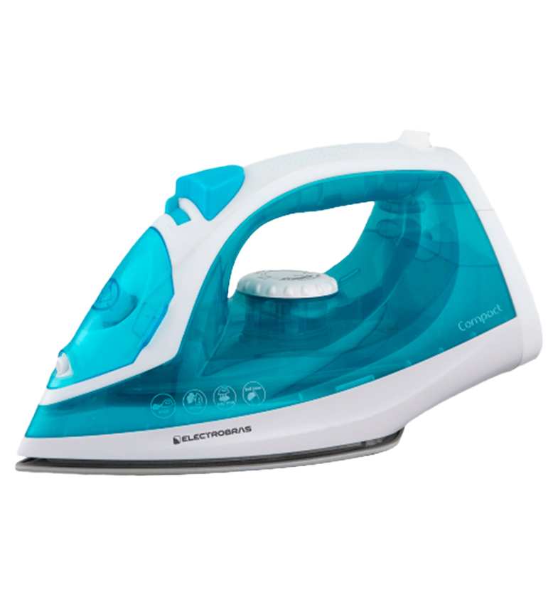 PLANCHA A VAPOR - COMPACT TEFLON ANTIADERENTE 1200 WATTS
