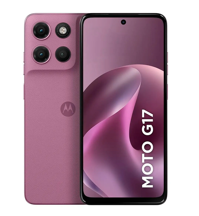CELULAR MOTOROLA G17 XT2623-1 DUAL 256GB/4GB RAM PANTONE BORDEAUX (PINK)