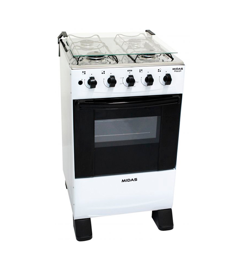 COCINA A GAS MIDAS MOROTI 4 HORNALLAS ENC. ELEC.