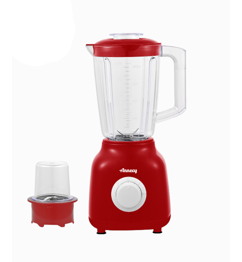 LICUADORA ANNECY 2 EN 1 - 300W JARRA PLASTICA 1.5 LITROS ROJO REF. OG-886R02