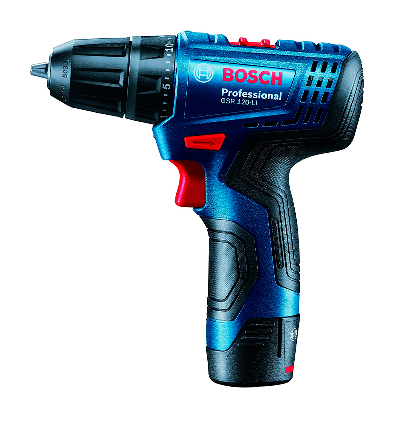 TALADRO ATORNILLADOR A BATERÍA BOSCH GSR120-LI 10MM 12V