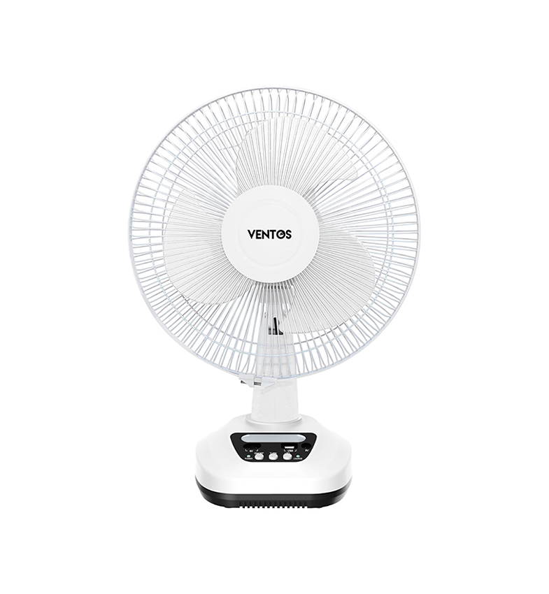 VENTILADOR VENTOS RECARGABLE DE MESA 12 PULGADAS EP-2312