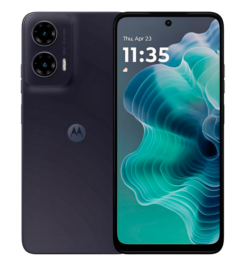 CELULAR MOTOROLA G35 XT2433-2 1SIM+ESIM 256GB/4GB 5G RAM MIDNIGHT BLACK (NEGRO)