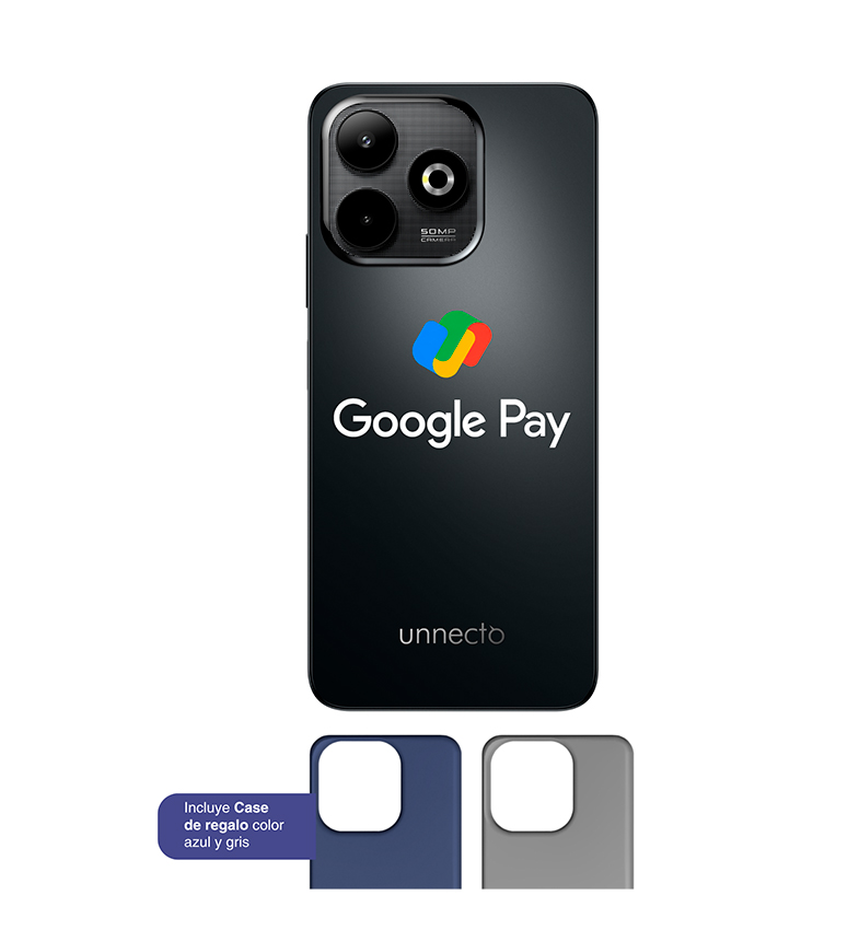 CELULAR UNNECTO BOLT 5G 4GB+ 8GB / 128GB BLACK