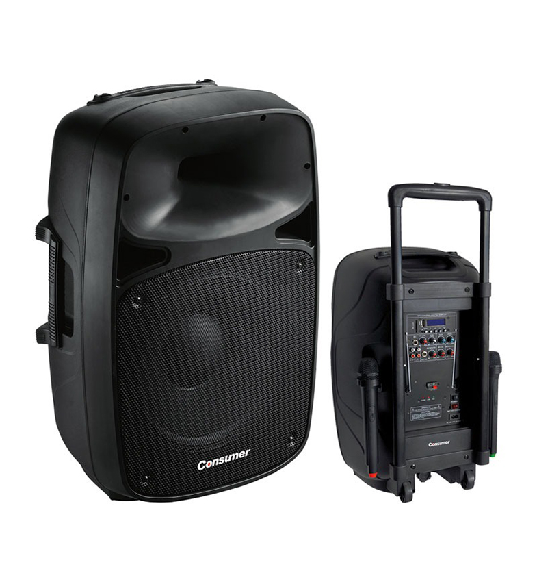SPEAKER BOX-CONSUMER-15 1500W CON PEDESTAL