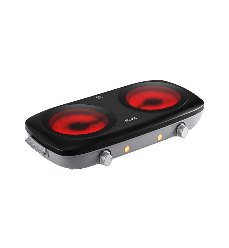PLACA DOBLE VITROCERMICA MIDAS -MD-PD23B