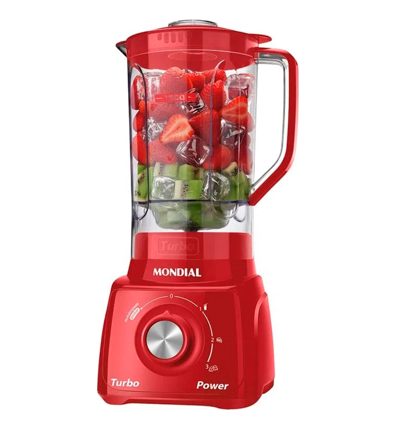 LICUADORA TURBO POWER - RED 3 VELOCIDADES - 2,2L