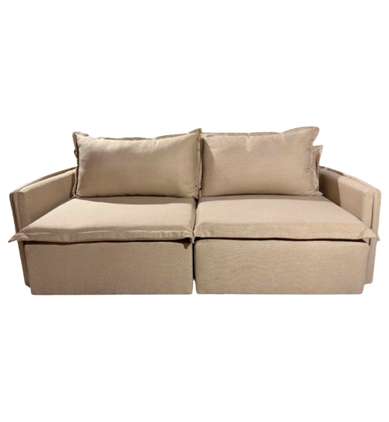 SOFA CAMA RETRACTIL ASUNCIÓN BEIGE